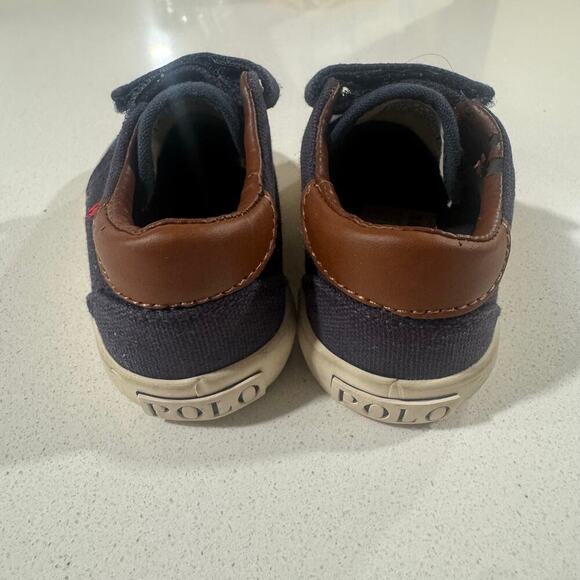 Polo Ralph Lauren Toddler Boy Size 5 Preppy Sneakers - Picture 3 of 6
